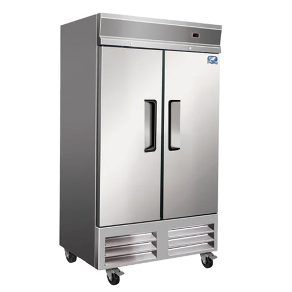 COLDZONE - DOUBLE DOOR S/STEEL REFRIGERATOR 40"