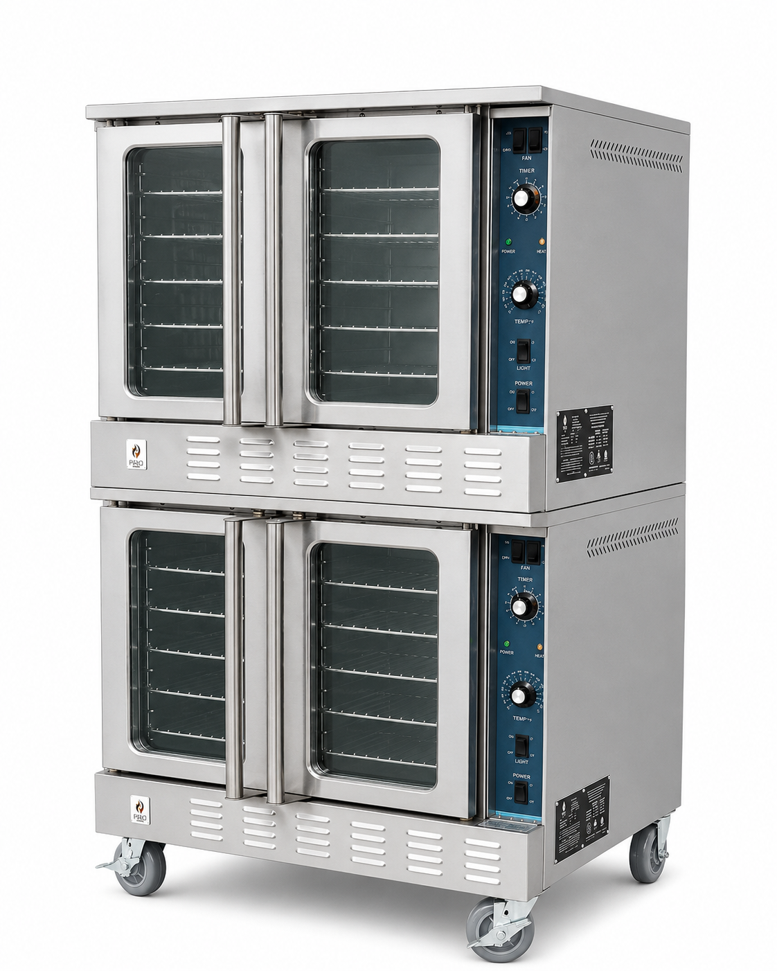 HOTZONE - 40" Double Deck Electric Convection Oven (10-Tray Total)