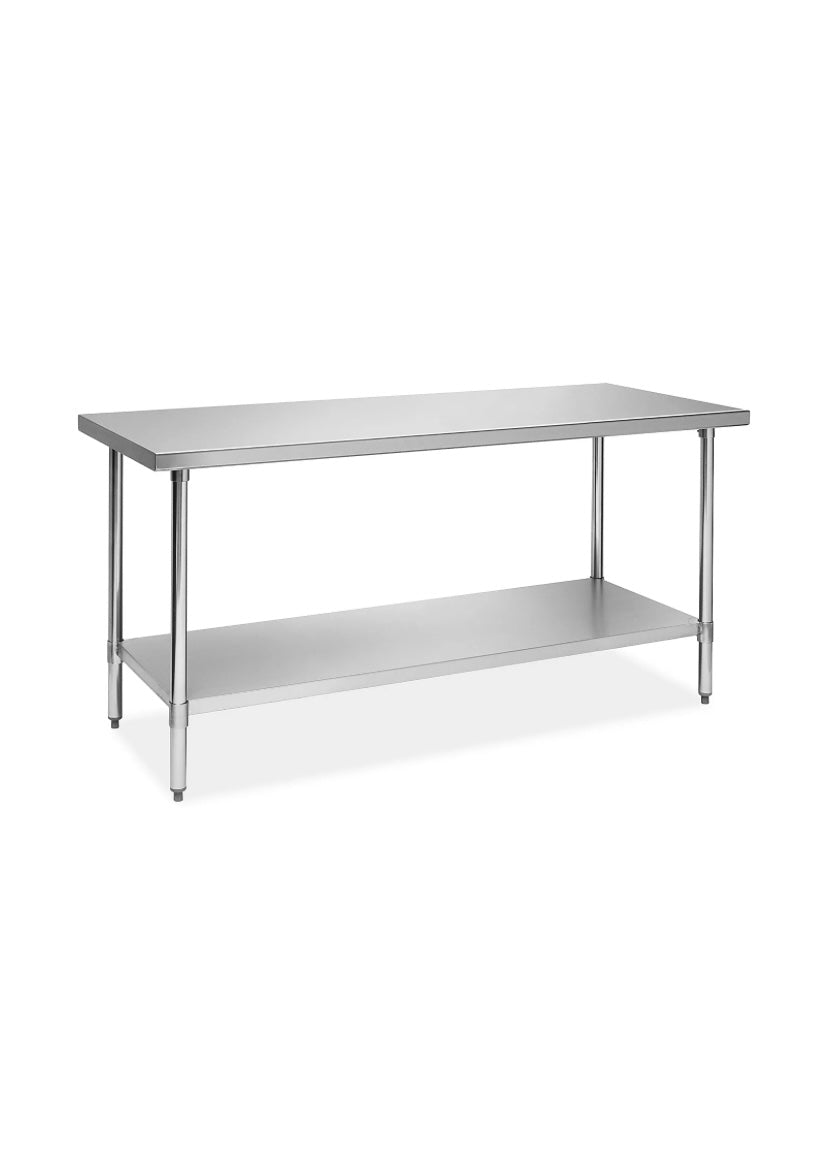 30” x 72” Stainless Steel Prep Table | SFE Heavy-Duty Series