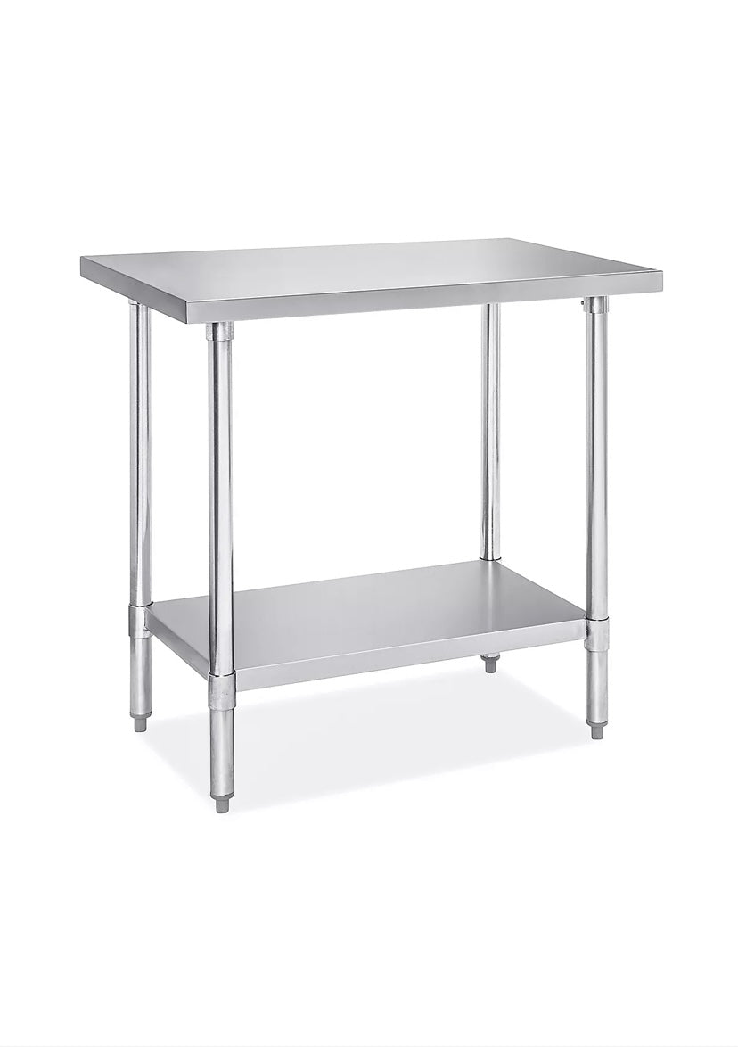 24” x 36” Stainless Steel Prep Table | SFE Heavy-Duty Series