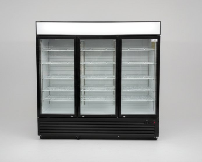 SFE 3-Door Glass Display Cooler - Large Capacity Commercial Reach-In Fridge for Ontario Retail